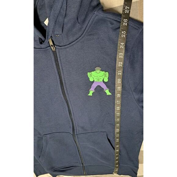 Amazon Essentials Marvel Men's Fleece Full-Zip Hoodie Sweatshirts Size L - Picture 4 of 11